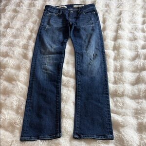 Pilcro and the Letterpress Dark Parallel Jeans 25